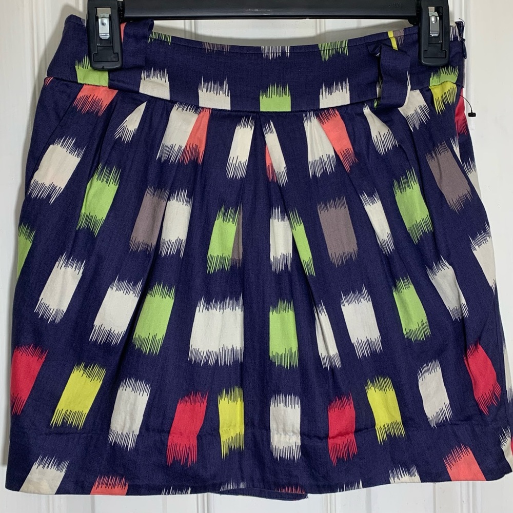 BCBGeneration Colorful Printed Mini Skirt